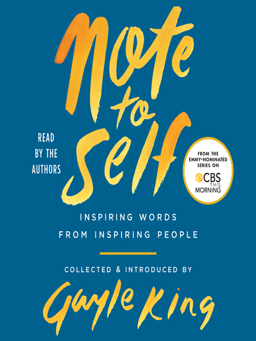 Title details for Note to Self by Gayle King - Available
